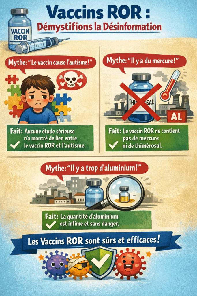 La désinformation du vaccin ROR!